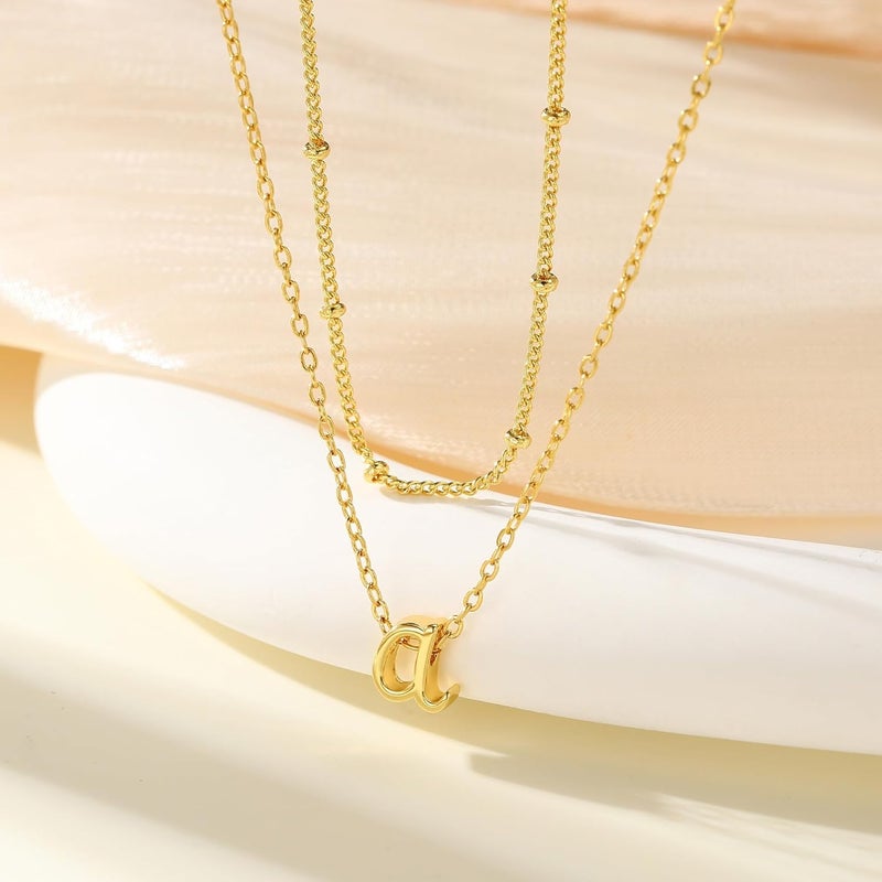 Yoosteel Valentines Gifts for Women - Layered Initial Necklaces for Women Trendy 14K Gold Plated Letter A-Z Necklace Gold/Silver Initial Necklace Stack Birthday Gifts for Teen Girls Jewelry - Image 5
